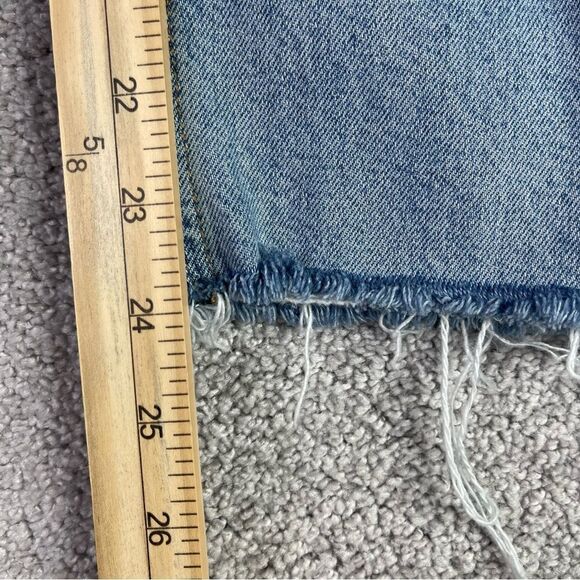 Agolde Nico High Rise Slim Jean in Cliffside Women’s 26 Blue Skinny Button Fly - Picture 11 of 13